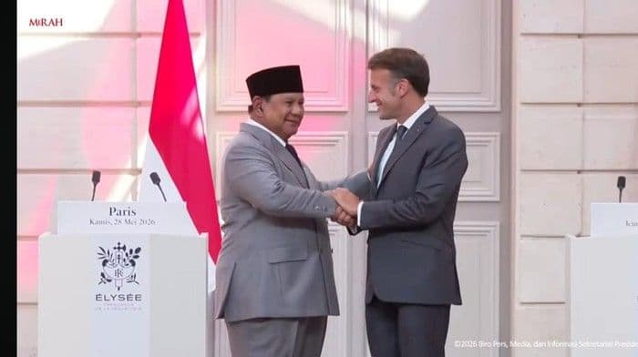Di Depan Macron, Prabowo Instruksikan Sekolah di Indonesia Ajarkan Bahasa Prancis